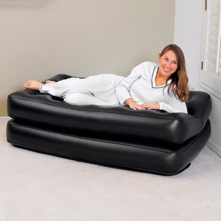 Inflatable Double Sofa Air Cushion Folding Bed Couch Blow Up Mattress