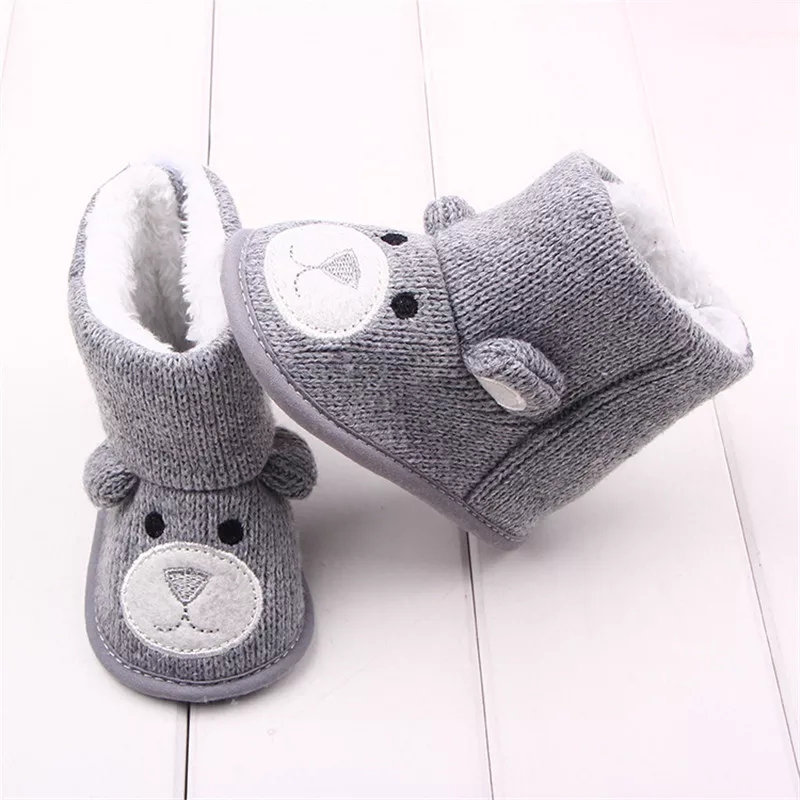 Newborn Cute Cartoon Bear Shoes Girls Boys First Walkers | www.allmall.pk